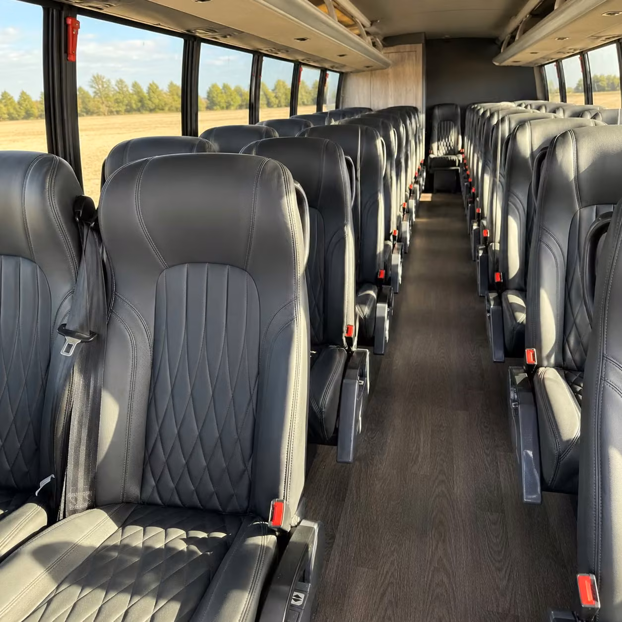 25 passenger minibus inside