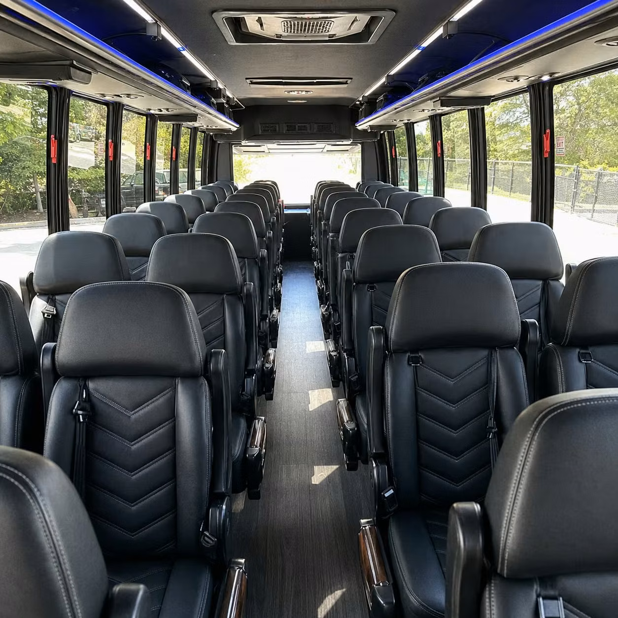 35 passenger minibus interior