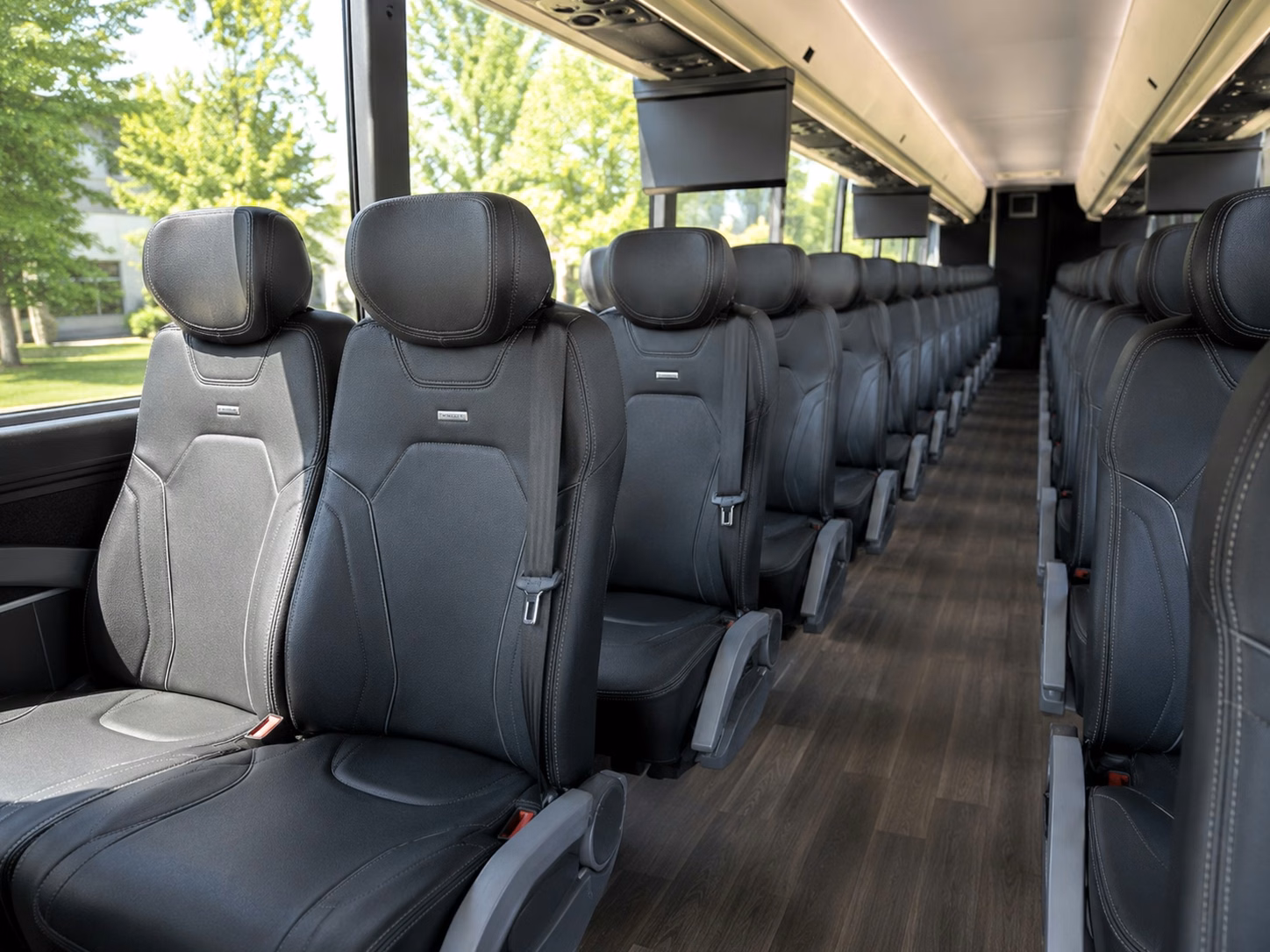 day of wedding guest shuttles between hotels and ceremony venues