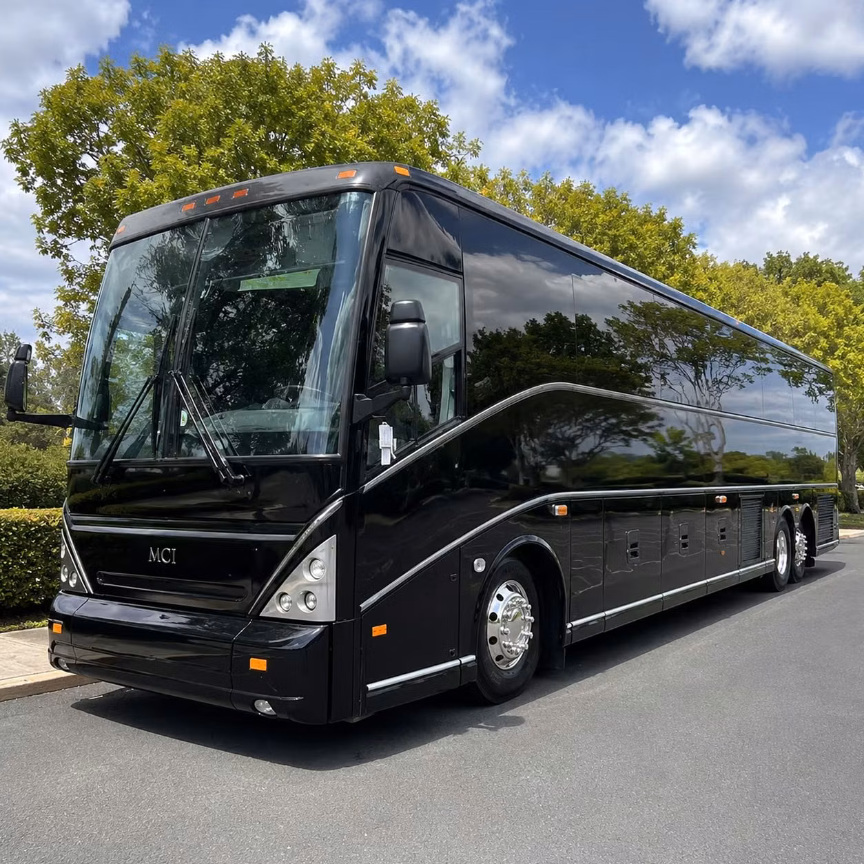 instead of splitting your group into five cars rent one bus and arrive together