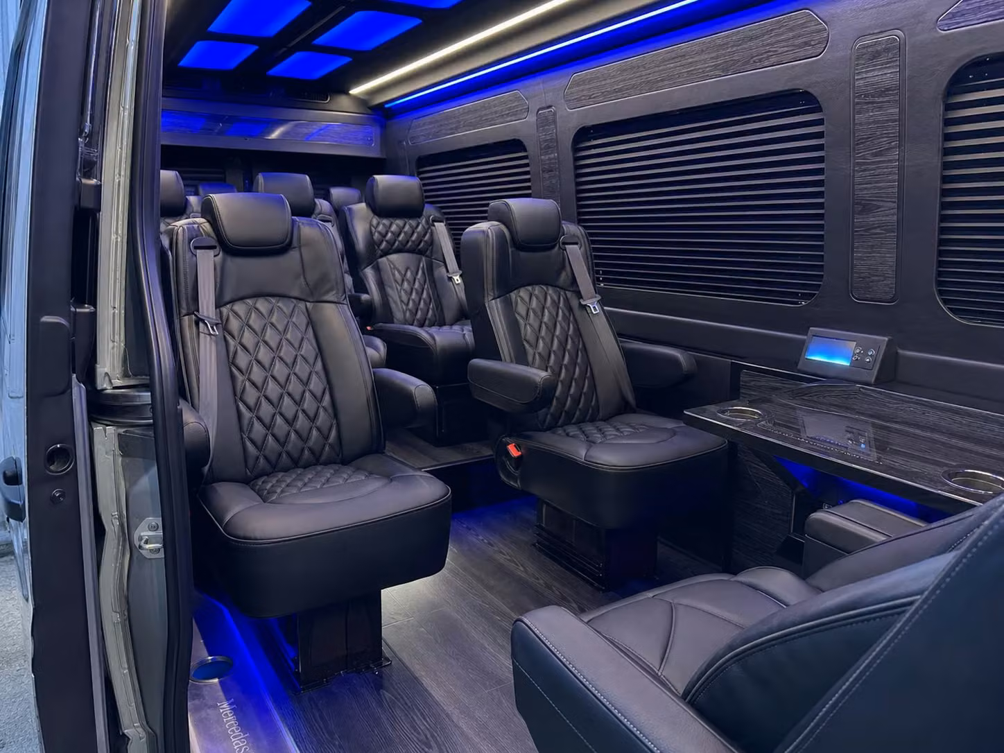 sprinter van transportation for groups and events across huntington beach